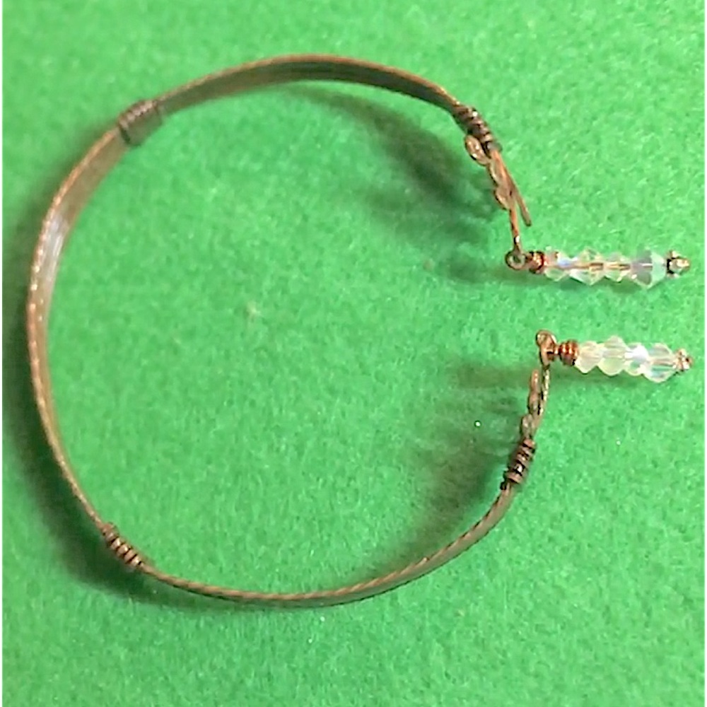 “Copper,copper” wire wrapped cuff bracelet - Picture 5 of 7
